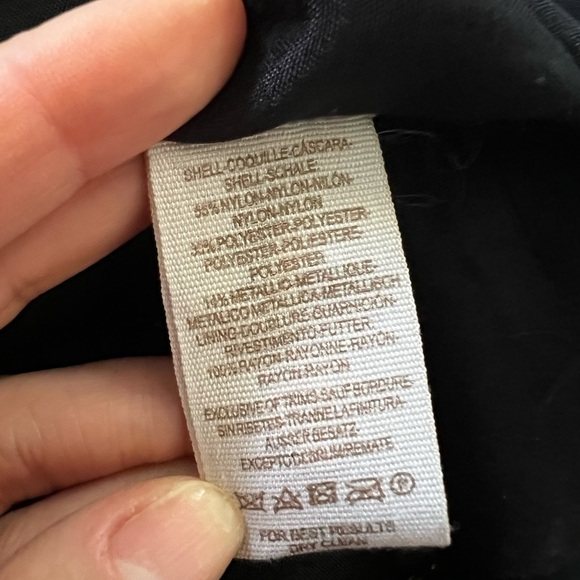 FREE PEOPLE Metallic Studded Jacquard Mini Dress Black Gold Small - Picture 6 of 6